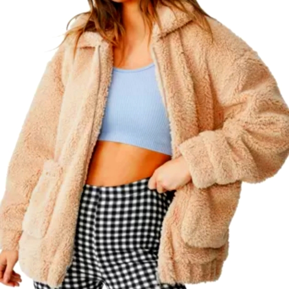 Boutique 9 Jackets & Blazers - XL Cotton teddy jacket